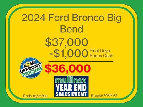 Certified 2024 Ford Bronco Big Bend image 3