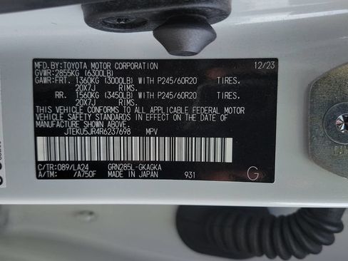 Certified 2024 Toyota 4Runner Limited AWD/4WD image 24