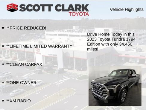 Used 2023 Toyota Tundra 1794 Edition AWD/4WD image 12