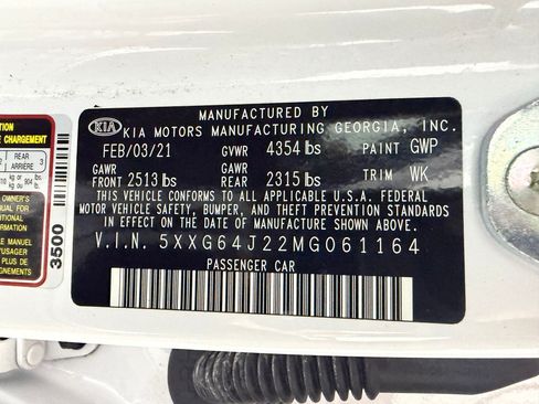 Used 2021 Kia K5 GT-Line w/ GT-Line FWD Premium Package image 21