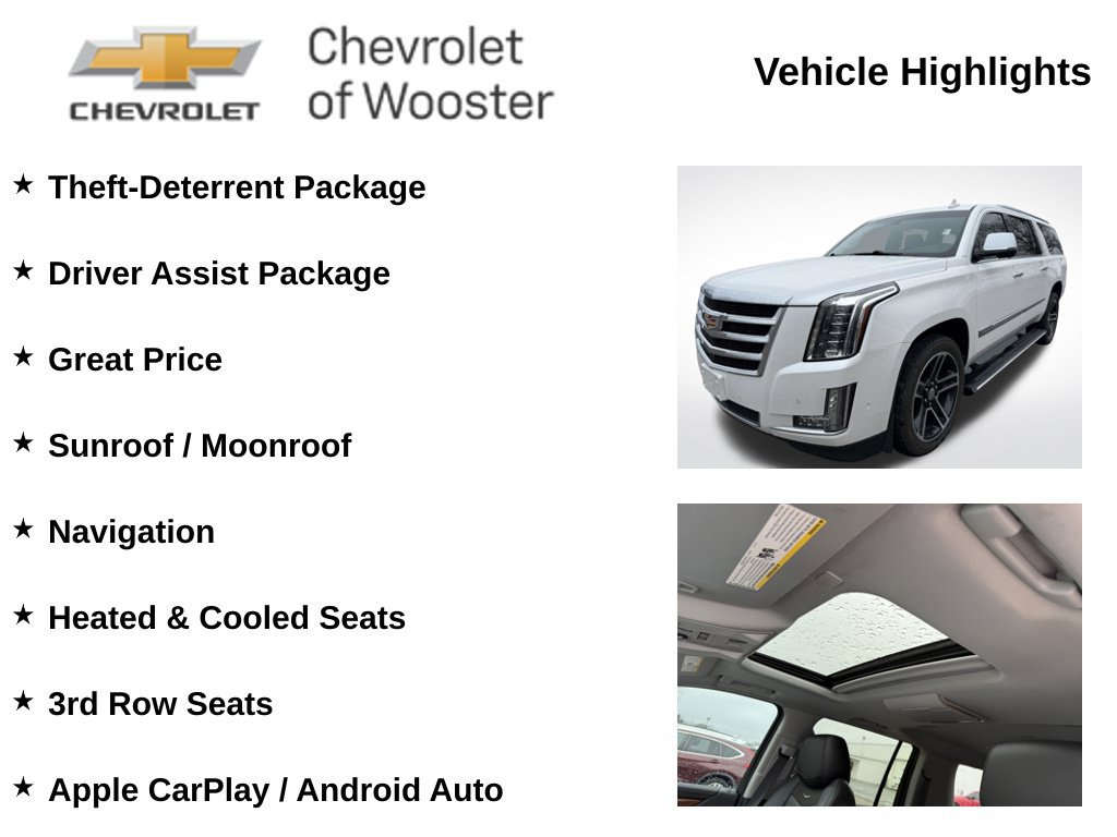 Used 2018 Cadillac Escalade ESV Premium Luxury AWD/4WD image 2