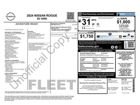 Used 2024 Nissan Rogue SV image 28