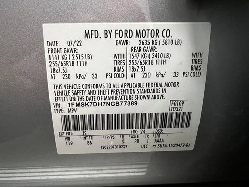 Used 2022 Ford Explorer XLT RWD image 34