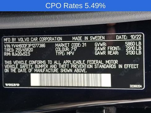 Certified 2023 Volvo XC60 T8 Ultimate AWD/4WD image 29