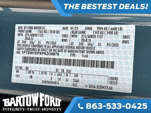 Used 2023 Ford F150 XLT w/ Equipment Group 302A High image 32