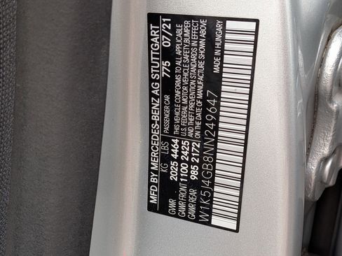 Certified 2022 Mercedes-Benz CLA 250 image 20