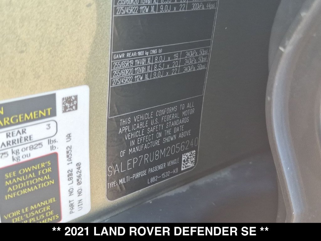 Used 2021 Land Rover Defender 110 SE AWD/4WD image 35