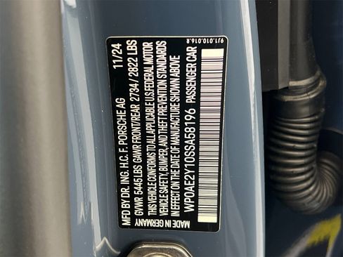 New 2025 Porsche Taycan Turbo GT image 34