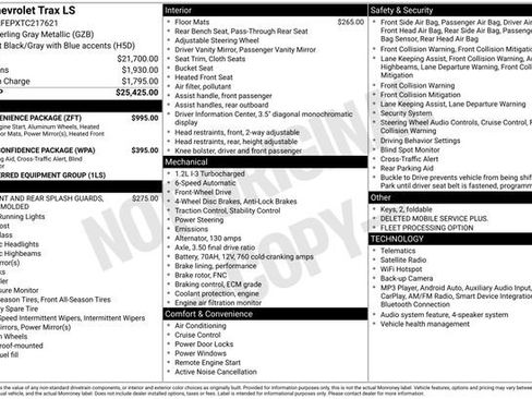 New 2026 Chevrolet Trax LS w/ LS Convenience Package FWD image 2