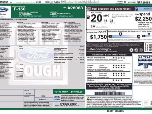 Used 2022 Ford F150 King Ranch w/ Equipment Group 601A High AWD/4WD image 7