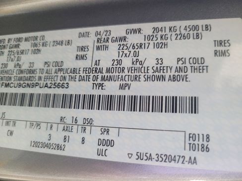 Used 2023 Ford Escape Active AWD/4WD image 33