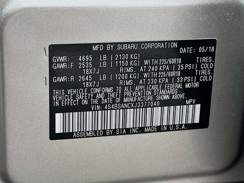 Used 2018 Subaru Outback 2.5i Limited image 31