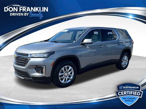 Used 2023 Chevrolet Traverse LS w/ Safety Package FWD image 1