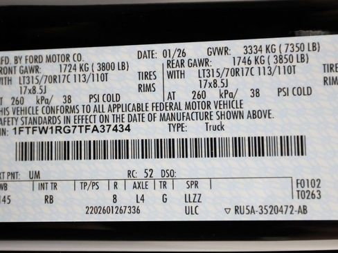 Used 2026 Ford F150 Raptor image 55