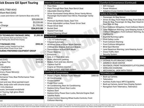 Used 2026 Buick Encore GX Sport Touring w/ Advanced Technology Package image 34