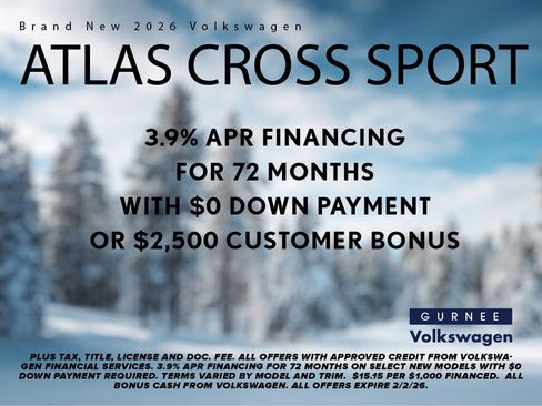 New 2026 Volkswagen Atlas Cross Sport SEL image 4
