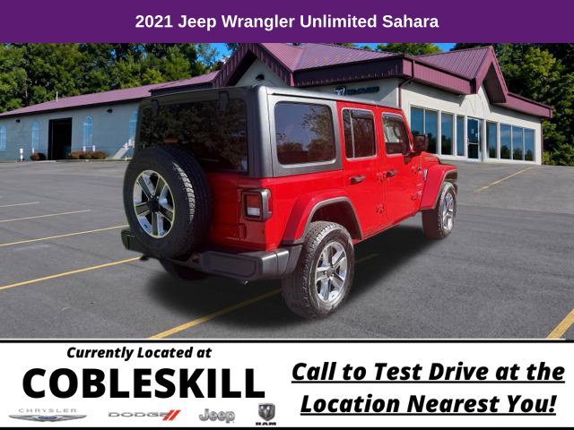 Used 2021 Jeep Wrangler Unlimited Sahara AWD/4WD image 4