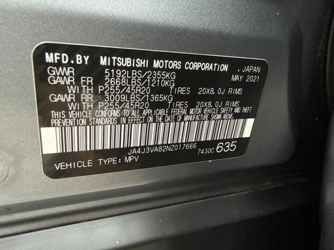 Used 2022 Mitsubishi Outlander SEL FWD image 55