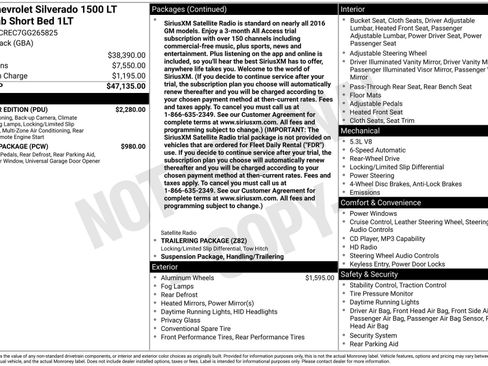 Used 2016 Chevrolet Silverado 1500 LT w/ All Star Edition image 3