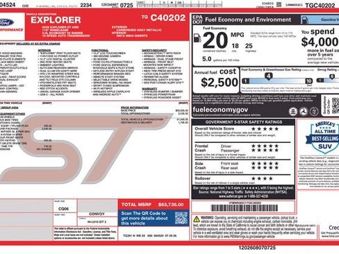 New 2026 Ford Explorer ST AWD/4WD image 26