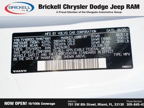 Used 2021 Volvo XC90 T8 Inscription w/ Protection Package Premier image 39