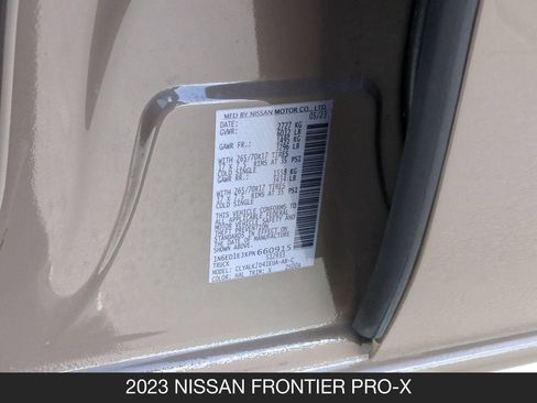 Used 2023 Nissan Frontier Pro-X w/ Technology Package RWD image 25