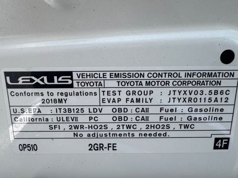 Used 2018 Lexus ES 350 w/ Navigation System Package FWD image 21