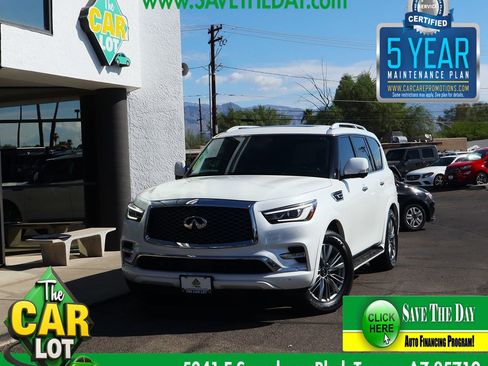 Used 2022 INFINITI QX80 Luxe w/ All-Season Package image 1