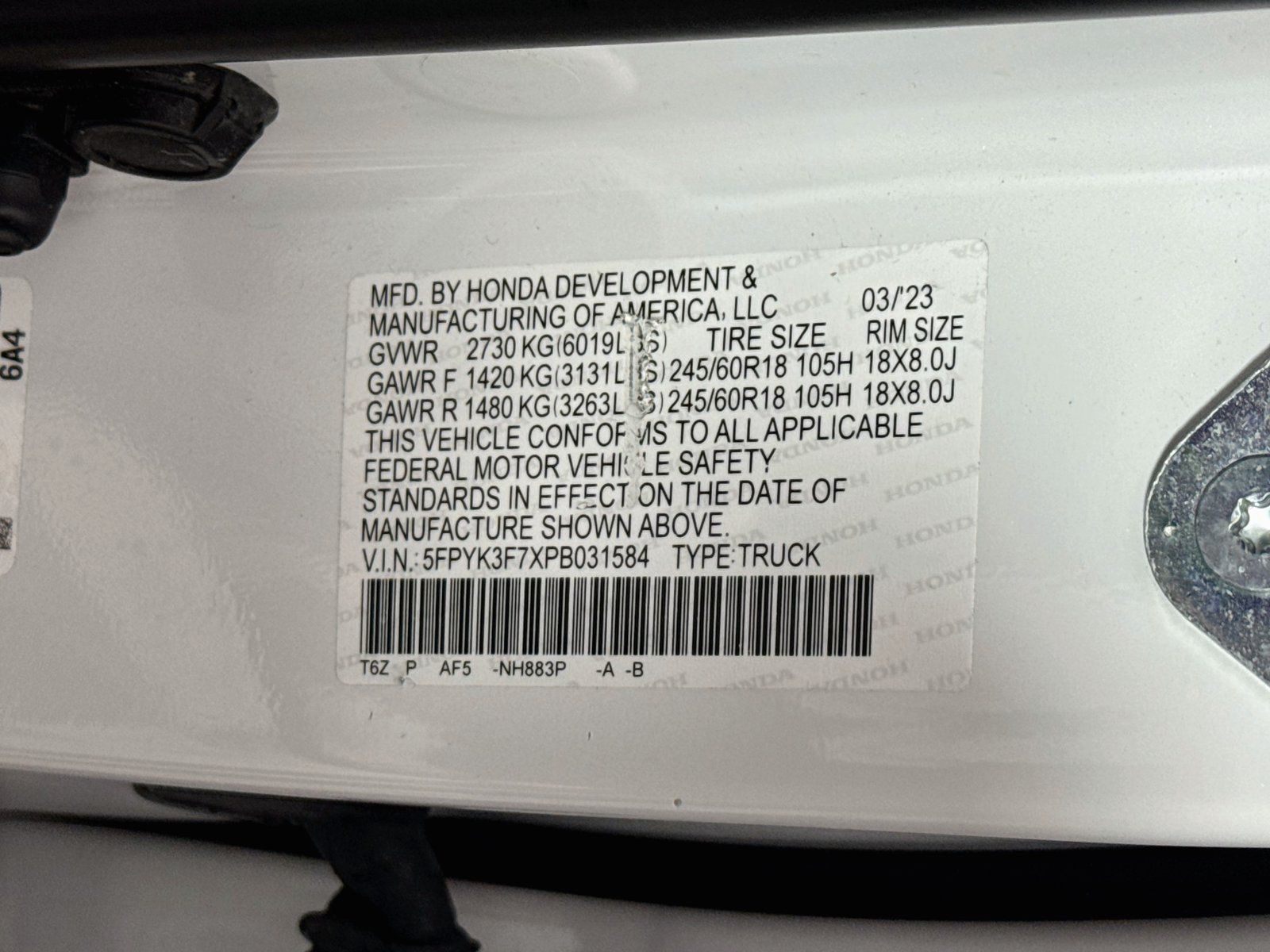 Used 2023 Honda Ridgeline RTL-E image 25