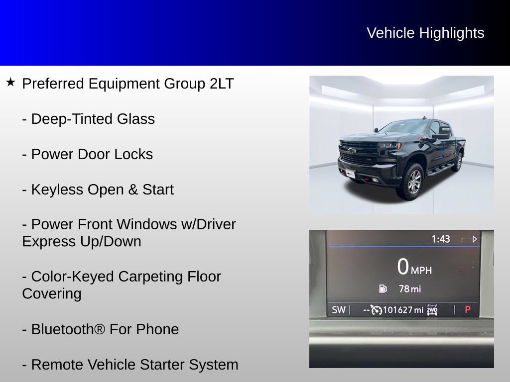 Used 2020 Chevrolet Silverado 1500 LT Trail Boss w/ Midnight Edition AWD/4WD image 12