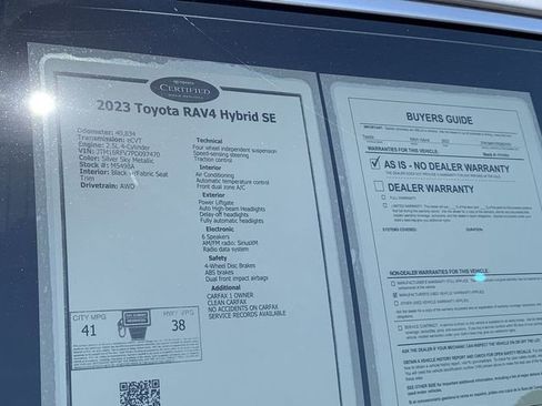 Certified 2023 Toyota RAV4 SE AWD/4WD image 36