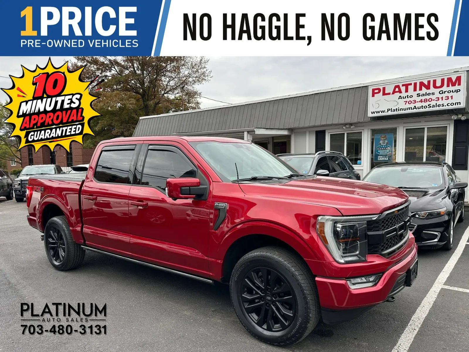 Used 2021 Ford F150 Lariat w/ Equipment Group 502A High AWD/4WD image 1