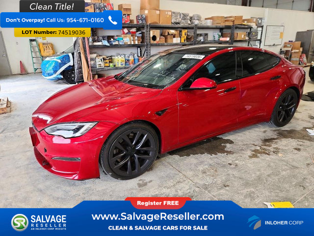 Used 2021 Tesla Model S Long Range AWD/4WD image 1