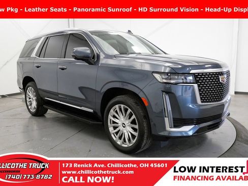 Used 2021 Cadillac Escalade Premium Luxury w/ Driver Assist Tech Package AWD/4WD image 1