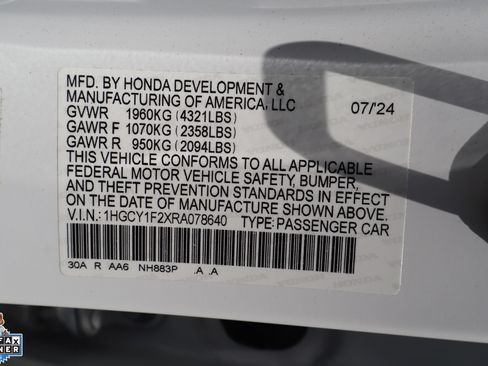 Used 2024 Honda Accord LX image 29