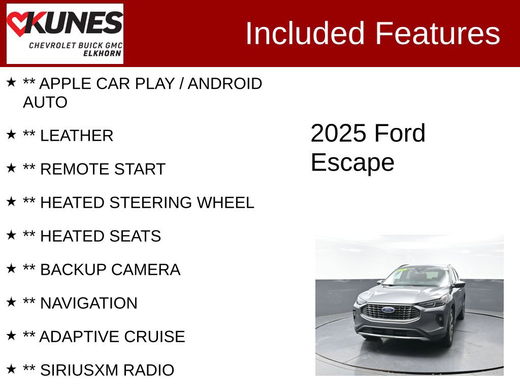Used 2025 Ford Escape Platinum AWD/4WD image 2