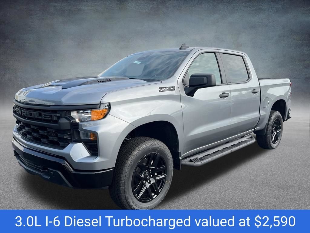 New 2026 Chevrolet Silverado 1500 Custom Trail Boss w/ Dark Appearance Package AWD/4WD image 3