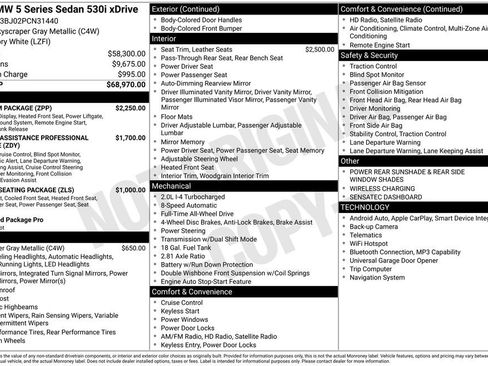 Used 2023 BMW 530i xDrive w/ Premium Package AWD/4WD image 14