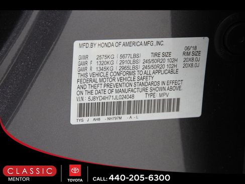 Used 2018 Acura MDX w/ Technology & Entertainment image 23