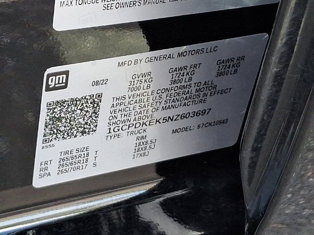 Used 2022 Chevrolet Silverado 1500 LT AWD/4WD image 31