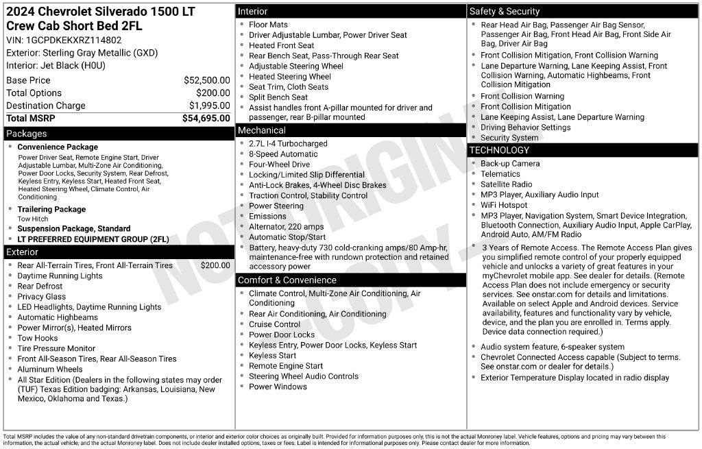 Used 2024 Chevrolet Silverado 1500 LT AWD/4WD image 18