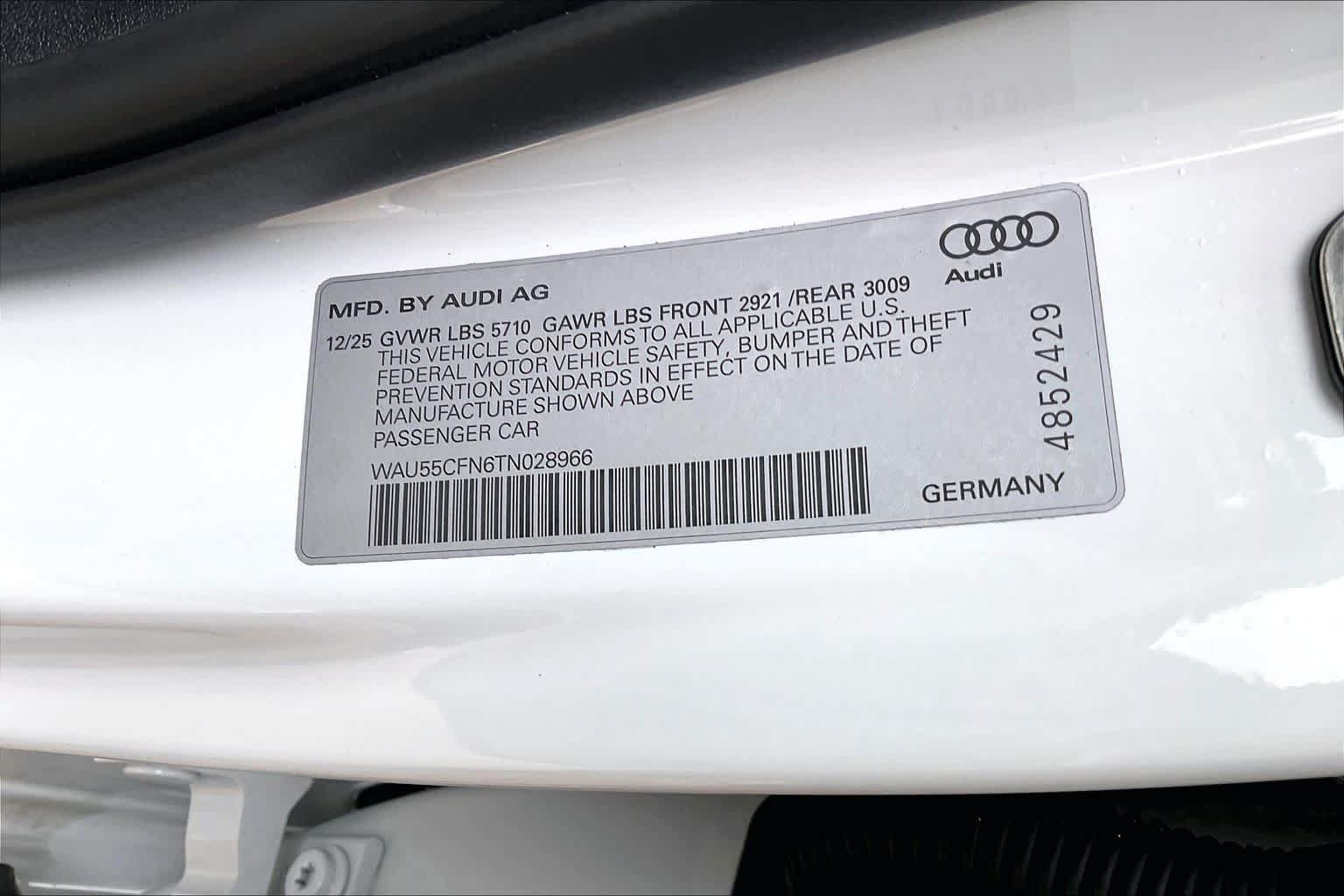 Used 2026 Audi A6 Premium Plus w/ Premium Plus Package AWD/4WD image 35