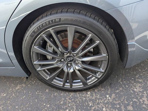 Used 2016 INFINITI Q50 Red Sport 400 image 8