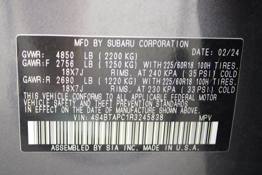 Used 2024 Subaru Outback Touring AWD/4WD image 33