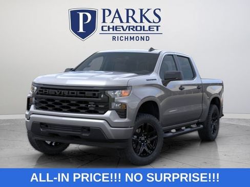 New 2026 Chevrolet Silverado 1500 Custom w/ Turbomax Blackout Package AWD/4WD image 4