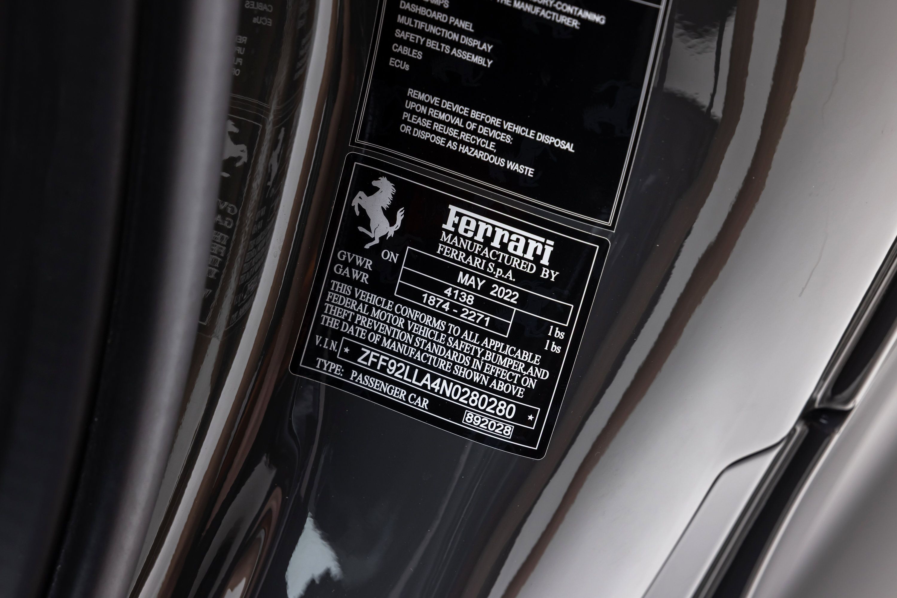 Certified 2022 Ferrari F8 Tributo RWD image 54