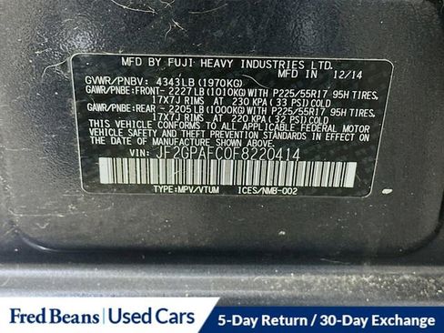 Used 2015 Subaru Crosstrek 2.0i Premium image 34