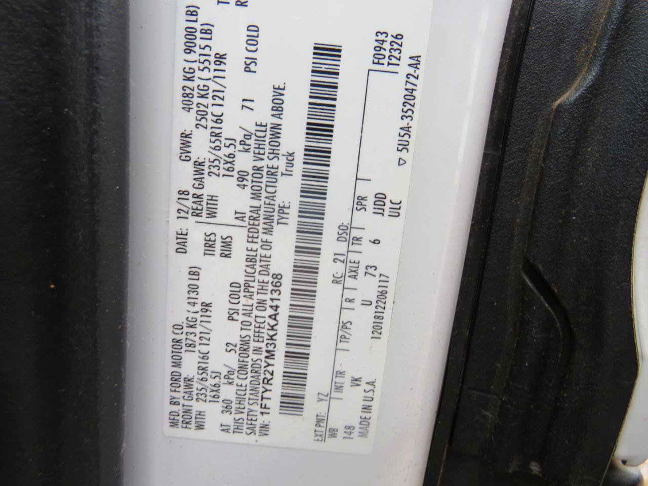 Used 2019 Ford Transit 250 148 Low Roof RWD image 39