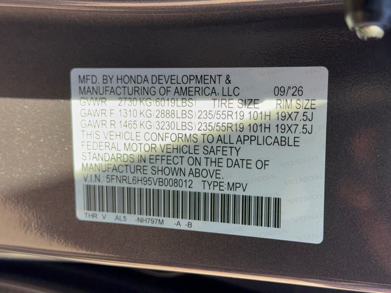 New 2027 Honda Odyssey Elite image 31