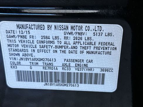 Used 2016 INFINITI Q70 3.7 AWD/4WD image 13